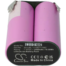 Vhbw - Batterie compatible avec Wolf Garten 8824, 8803, BS80 Plus (2500mAh, 7,4V, Li-ion)