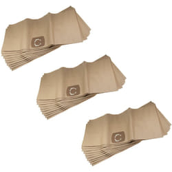 30x Sacs compatible avec Parkside pnts 30/xx aspirateur - papier, 33,1cm x 77,7cm, beige - Vhbw