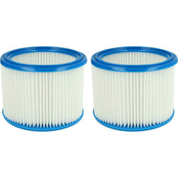 vhbw Set de filtres 2x Filtre plissé compatible avec Flex VC 21 L MC, VC 25 L MC, VC 26 L MC aspirateur à sec ou humide - Filtre à cartouche
