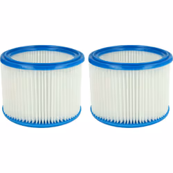 vhbw - the clever way Set de 2x filtre rond plissé pour votre aspirateur industriel, pour aspiration à sec ou humide - Finiti ...