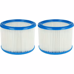 vhbw - the clever way Set de 2x filtre rond plissé pour votre aspirateur industriel, pour aspiration à sec ou humide - Finiti ...