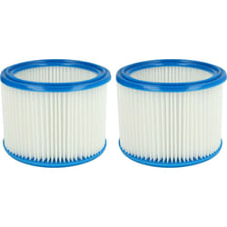 Set de filtres 2x Filtre plissé remplacement pour Bosch 2607432024 pour aspirateur à sec ou humide - Filtre à cartouche - Vhbw