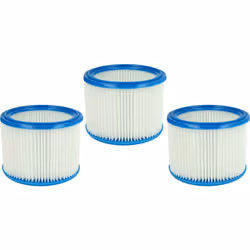 vhbw - the clever way Set de 3x filtre rond plissé pour votre aspirateur industriel, pour aspiration à sec ou humide - Finiti ...
