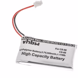 vhbw - the clever way - Batterie de rechange de haute qualité avec une grande autonomie et compatible avec votre casque audi  ...
