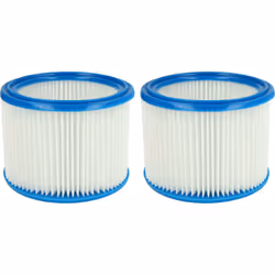 vhbw - the clever way Set de 2x filtre rond plissé pour votre aspirateur industriel, pour aspiration à sec ou humide - Finiti ...