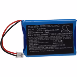 vhbw - the clever way - Batterie de rechange de haute qualité avec une grande autonomie et compatible avec votre casque de mo ...