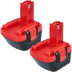 vhbw 2x Batteries remplacement pour Bosch 2 607 335 416, 2 607 335 429, 2 607 335 414, 2 607 335 415 pour outil électrique (3000 mAh, NiMH, 12 V)