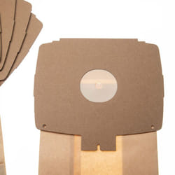 Vhbw - 20x Sacs compatible avec Volta U360, U360S aspirateur - papier, 26.25cm x 15,15cm, marron