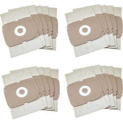 20x Sacs remplacement pour Lux 111000150 pour aspirateur - papier, 26cm x 16cm, couleur sable - Vhbw