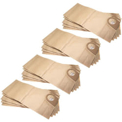 Vhbw - 20x Sacs compatible avec Bosch pas 900, pas 1000, pas 1000 f aspirateur - papier, 49,5cm x 21,8cm couleur sable