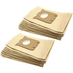 Vhbw - 20x Sacs compatible avec AEG/Electrolux aeo 5430 Essensio, aeo 5450 Essensio, aep Pluto, aep Pluto/Clario2 aspirateur - marron