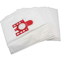 Vhbw - 10x Sacs compatible avec Hoover Sensory tc 5200 - 5299 aspirateur - microfibres non tissées, 28cm x 20cm, blanc
