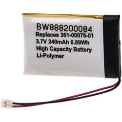 Batterie remplacement pour Garmin 361-00076-01 pour smartwatch (240mAh, 3,7V, Li-polymère) - Vhbw
