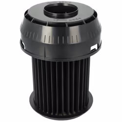 vhbw - the clever way Filtre plissé compatible pour votre aspirateur industriel, pour aspiration à sec ou humide - Finition s ...