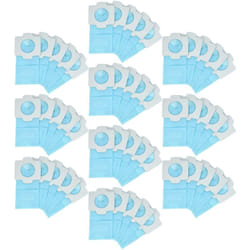 Vhbw - 50x Sacs compatible avec Makita CL107D, CL106D, CL107, CL106, CL102, CL102D, CL104D aspirateur - 11,8cm x 6cm bleu clair
