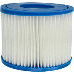 Cartouche filtrante type vi compatible avec Bestway Lay-Z-Spa Paris, Palm Springs spa, bain à remous - Filtre de rechange bleu / blanc - Vhbw