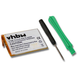 Vhbw - Batterie remplacement pour Apple 616-0550, 616-0551, 616-0552 pour lecteur de musique MP3 (930mAh, 3,7V, Li-polymère)