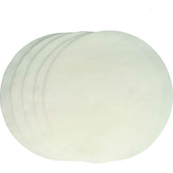 Vhbw - 5x Filtres fins compatible avec Nilfisk-Alto vp 930 hepa Basic eu, vp 930 hepa eu S2 aspirateur - Filtre en toison, blanc, rond