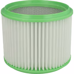 vhbw - the clever way Filtre plissé compatible pour votre aspirateur industriel, pour aspiration à sec ou humide - Finition s ...