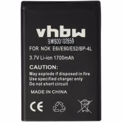 vhbw - the clever way - Batterie de rechange de haute qualité avec une grande autonomie et compatible avec votre système de n ...