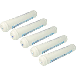 vhbw 5x Filtre à eau cartouche compatible avec LG Electronics GW-P207FSQV, GW-P207FTQA, GW-P209FQA, GW-P210FLQA réfrigérateur Side-by-side