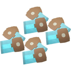 20x Sacs compatible avec Electrolux 725, 728, 730, 735, 738, 740, 742, 745 aspirateur - papier, 26.1cm x 15.05cm, bleu clair - Vhbw