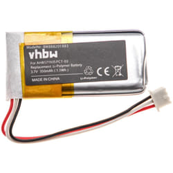 vhbw Batterie remplacement pour Sennheiser CP-SN800, BAP 800 pour amplificateur stéréo, Hifi (350mAh, 3,7V, Li-polymère)