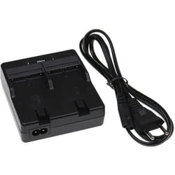 Vhbw - Chargeur double compatible avec Sokkia SET330R3, set 330R3, SET330RK, set 330RK, SET330RK3 appareil de mesure / batterie - Noir, plastique