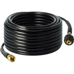 vhbw Tuyau de rallonge 30 m compatible avec Kärcher K 2.02, K 2.03 plus, K 2.06 plus nettoyeur haute pression avec connexion M22 x 1,5, noir