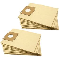 Vhbw - 20x Sacs compatible avec Rowenta ro 300 - 353 Artec, ro 300 Artec 1 aspirateur - papier, 23cm x 18cm, couleur sable