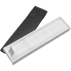 vhbw Filtre fin remplacement pour Ecovacs D-S652 pour aspirateur robot - Filtre à air, noir / blanc