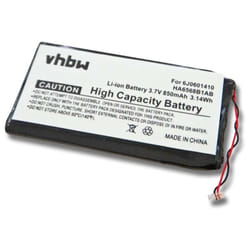 Vhbw - Batterie remplacement pour Samsung 6J0601410, HA6568B1AB pour lecteur de musique MP3 (850mAh, 3,7V, Li-ion)