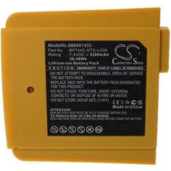 Vhbw - Batterie remplacement pour Fluke BP7440, dtx-lion pour outil de mesure (5200mAh, 7,4V, Li-ion)