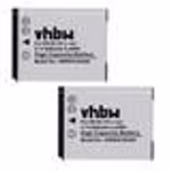 vhbw 2x Batteries compatible avec Nikon CoolPix S3300 S4100 S4150 S3700 S3600 S3500 appareil photo reflex numérique (600mAh