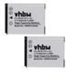 vhbw 2x Batteries compatible avec Nikon CoolPix S3300 S4100 S4150 S3700 S3600 S3500 appareil photo reflex numérique (600mAh