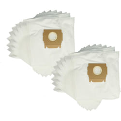 Vhbw - 20x Sacs compatible avec Moulinex Power Class cl 6, cl 7 aspirateur - microfibres non tissées, 29cm x 20,5cm, blanc
