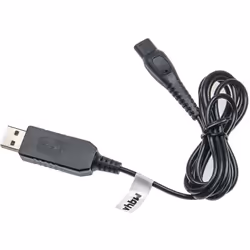vhbw - the clever way Câble USB de charge pour recharger fiablement votre rasoir Ce câble USB de charge compatible de la marq ...