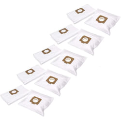 50x Sacs compatible avec Rowenta Compact Power ro 3951 ea, ro 3953 ea aspirateur - microfibre non tissée, 28,5cm x 19cm blanc - Vhbw