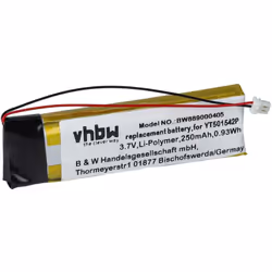 vhbw - the clever way - Batterie de rechange de haute qualité avec une grande autonomie et compatible avec votre casque audi  ...