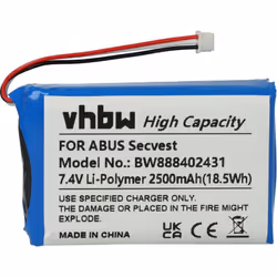 vhbw - the clever way - Batterie de rechange de haute qualité avec une grande autonomie et compatible avec votre système d'al ...