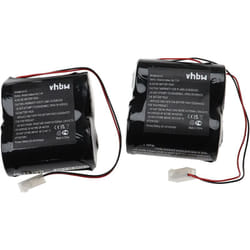 2x Piles compatible avec abus Secvest 2WAY système d'alarme, sirène extérieure radio (15Ah, 3V, alcaline) - Vhbw