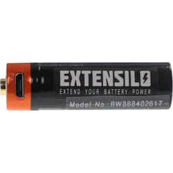 Extensilo - Pile rechargeable aa mignon (aa) avec prise micro-USB (920mAh, 1,5V, Li-ion)