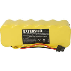Extensilo - 1x Batterie compatible avec Ariete Briciola 2712, 2711, 2717 aspirateur (3300mAh, 14,4V, NiMH)