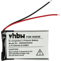 Vhbw - Batterie compatible avec Bosch Intuvia gps compteur de vélo (250mAh, 3,7V, Li-polymère)