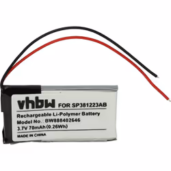 vhbw - the clever way - Batterie de rechange de haute qualité avec une grande autonomie et compatible avec vos lunettes 3D ou ...