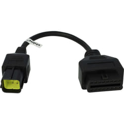 Vhbw - Adaptateur OBD2 6 Pin vers OBD2 16Pin compatible avec Husqvarna ccm 450, sm 610, sm 630, smr 511, te 310, te 449 Motos - 30 cm