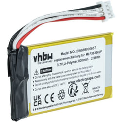 Vhbw - Batterie compatible avec jbl Go 3 haut-parleurs, enceintes portatives (800mAh, 3,8V, Li-polymère)