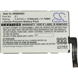 Vhbw - Batterie compatible avec GlocalMe U2, U2CS, U2S routeur modem hotspots (3100mAh, 3,8V, Li-polymère)