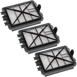 Vhbw - 3x Filtre compatible avec Kärcher vc 6200, vc 6100, vc 6150, vc 6, vc 6250 pet aspirateur - filtre de sortie d'air (filtre epa), noir / blanc