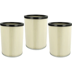 Vhbw - 3x filtre plissé compatible avec Kärcher nt 80/1 B1 m, nt 551 ho, nt 773 i, nt 551 bs, nt 501, nt 551 aspirateur - blanc